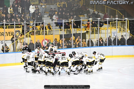 2025-01-25 Mastini Varese-Hockey Feltre 0186 Squadra